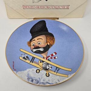 RED SKELTON COLLECTION COLLECTOR PLATE GERTRUDE HEATHCLIFFE 3032/10000 IN BOX